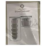 Joy Mangano Shoe Carousel and Self Organizer