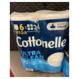 Set of 4 Packs of Toilet Paper - Charmin, Cottonelle, Angel Soft
