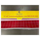 72" x 24" Customizable Silicone Liner with Grid Lines