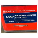 SteelLinx 1-5/8" Phosphate Drywall Smooth Shank Nails, 5 lbs