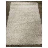 nuLOOM 4x6 White Bobo Shaggy Rug (Previously used)