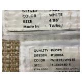 nuLOOM 4x6 White Bobo Shaggy Rug (Previously used)