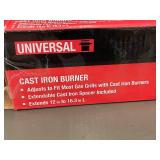 Universal Cast Iron Burner for Gas Grills