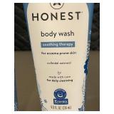 Lot of 3 Honest Body Wash 8oz for Eczema Prone Skin