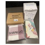 Set of 3 Ikuoic and Shanluq Throw Pillow Covers in Various Designs