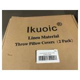 Set of 3 Ikuoic and Shanluq Throw Pillow Covers in Various Designs