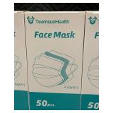 Set of 250 Disposable Protective Face Masks