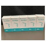 Set of 250 Disposable Protective Face Masks