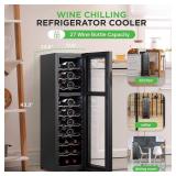 NutriChef Dual-Zone Wine Cooler/Chiller