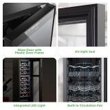 NutriChef Dual-Zone Wine Cooler/Chiller