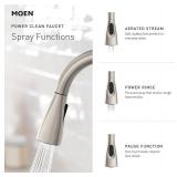 Moen Kiran Spot Resist Stainless One-Handle High Arc Pull Down Kitchen Faucet