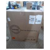 GarveeHome Lazy Chair with Ottoman (Dark Gray)