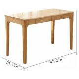 ODCVKRT Solid Wood Desk with Drawer