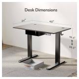 Seang Standing Desk with Drawer
