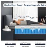 Difame Full Size 11.6" Firm Hybrid Mattress in a Box