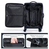 Cosbarn 3 Piece Softside Luggage Set
