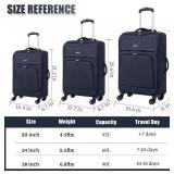 Cosbarn 3 Piece Softside Luggage Set