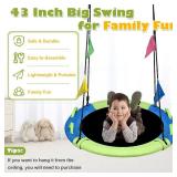 HeyZoo 43" Saucer Tree Swing