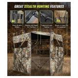 Holiwei Hunting Blind with Swing Door