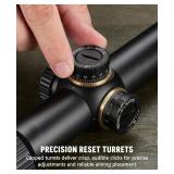 MidTen 1-4x24 LPVO Rifle Scope with 30mm Cantilever Mount