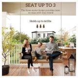 Outsunny 3-Seater Wooden Porch Swing