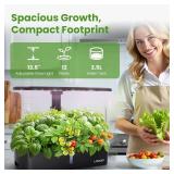 Litokam 12-Pod Hydroponics Growing System Kit