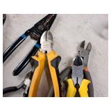 Lot of (7) Hand Tools - Cutters, Strippers, Scissors (assorted)