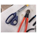 Lot of (7) Hand Tools - Cutters, Strippers, Scissors (assorted)
