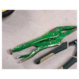 Lot of (4) Assorted Hand Tools - Pliers - Locking, Needlenose, Slide Joint
