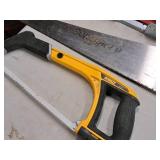 Lot of (2) Assorted Saws - 12" Hack Saw, 18" Carpenter Saw