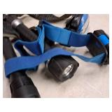 Lot of (4) Assorted Hand Tools - Flashlights (x2) and Headlamps (x2)