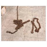Lot of (2) Tow Chain with Hook End