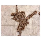 Lot of (2) Tow Chain with Hook End