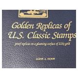 Golden Replicas of U.S. Classic Stamps - Proof Replicas 22kt Gold