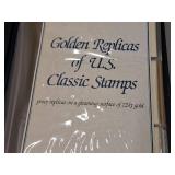 Golden Replicas of U.S. Classic Stamps - Proof Replicas 22kt Gold