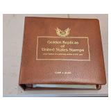 Golden Replicas of United States Stamps - Proof Replicas 22kt Gold