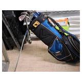 Lot of (7) Terra Firma Golf Clubs with Golf Bag