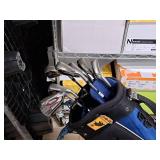 Lot of (7) Terra Firma Golf Clubs with Golf Bag