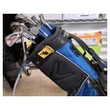 Lot of (7) Terra Firma Golf Clubs with Golf Bag