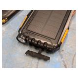 Solar Portable Charging Station and Flashlight