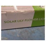 Solar Lily Flower Lights 4-pack