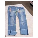 Almost Famous Mid Rise Roll Cuff Size 11 Women