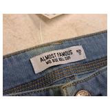 Almost Famous Mid Rise Roll Cuff Size 11 Women