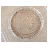 1892 Columbian Exposition Commemorative Silver Half Dollar