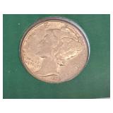 Lot of (4) Dimes - 1937, 1938, 1939, 1940