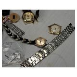 Lot of  Wrist Watches and Watch Bands, Pocket Watch (assorted)