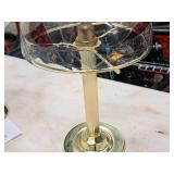 13-1/2" Table Lamp with Stained Glass Shade