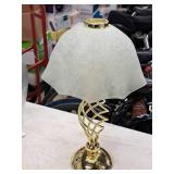 14" Table Lamp with Glass Shade