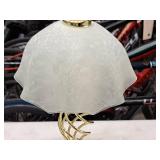 14" Table Lamp with Glass Shade