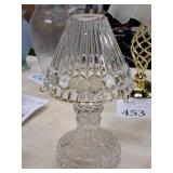10" Glass Table Lamp with Clear Glass Shade